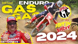 GasGas Enduro 2024 con Barcia Verona Blazusiak Guggemos e Sanz Test 250 e 300 2t e gamma 4T [upl. by Nilyram]