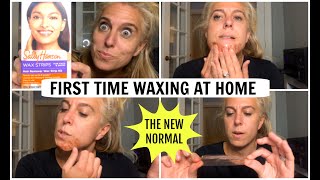 HOW TO WAX AT HOME  SALLY HANSEN WAX STRIPS [upl. by Adnohsor]