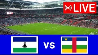 🔴LIVE MATCH LESOTHO vs CENTRAL AFRICAN REPUBLIC  AFRICA CUP OF NATIONS QUALIFICATIONS20242 [upl. by Enelia]