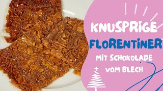 Super schnelle amp knusprige Florentiner 👩‍🍳 [upl. by Neerbas719]