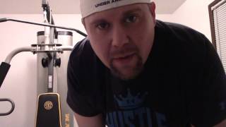 How I Workout With My Golds Gym Home Gym [upl. by Lednik]