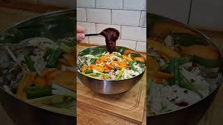 Fermented Cabbage with Gochujang and Soy Sauce recipevideo food fermented kimchi [upl. by Hgielrebma557]