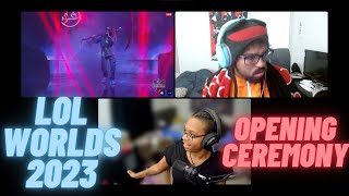 League of Legends World 2023 Opening Ceremony  REACTION [upl. by Savanna331]