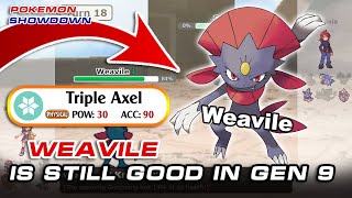 WEAVILE Is Still Good In Gen 9  Pokemon Showdown [upl. by Kurr]