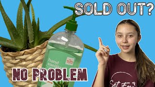 HOW TO MAKE HAND SANITIZER HAND SANITIZER WITH ALOE VERA [upl. by Adohr]