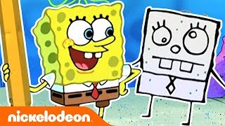 DoodleBob Comes to Life ✏️ Ft SpongeBob SquarePants  TBT [upl. by Haerle670]