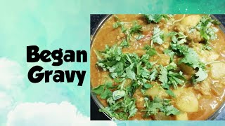 Gravy wala began ki sabji Aloo Began ki sabji  Gravy recipe [upl. by Chud]