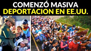 ¡Comenzó deportación masiva EEUU cierra sus puertas [upl. by Ynohtnakram]