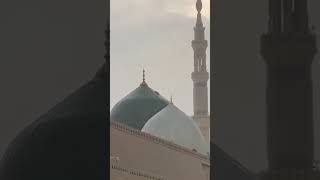 A few days back rain in Masjid e Nabawi ﷺ  The Green Dome  Madinah rabiulawal [upl. by Ecirp351]