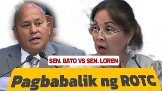 Senator Loren Legarda questions the New ROTC BILL ACT [upl. by Doroteya455]