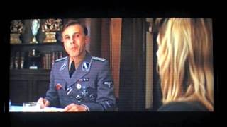 Inglourious Basterds awkward moment EDITED [upl. by Ahsilla]