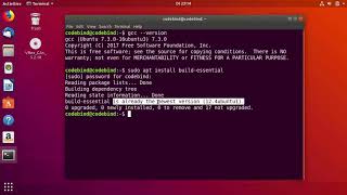 How to Compile and Run C program Using GCC on Ubuntu Linux [upl. by Eolhc]