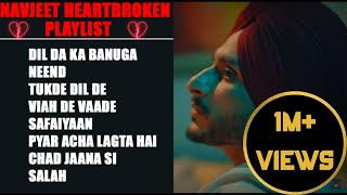 Navjeet Hit Playlist  Sad Punjabi Songs  Heartbroken Songs Jukebox  Guru Geet Tracks [upl. by Fitting]