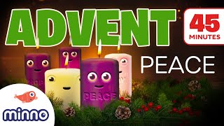 Advent Week 2 Family Devotional Peace PLUS Christmas Bible Stories for Kids [upl. by Eseret484]