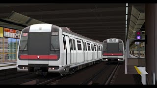 OpenBVE MTR Tsuen Wan Line Central to Tsuen Wan Part 4 [upl. by Poppy406]