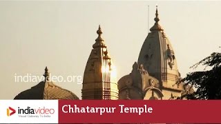 Chhatarpur Temple In Delhi Is Biggest Temple In India  India Video [upl. by Schreck869]