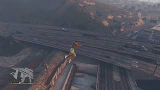 GTA V Phone Ledge Buffer explosion Launch and Parachute part 21 [upl. by Lletnahc]