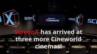 ScreenX has arrived in three more Cineworld Cinemas [upl. by Anerrol]