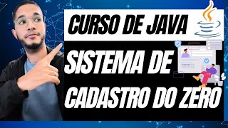 como criar um sistema de cadastro do zero em java curso de java poo java projetos em java [upl. by Atipul]