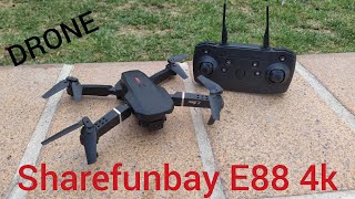 Drone Sharefunbay E88 4k wifi en español  XICLES [upl. by Arais]