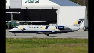 West Air Sweden 294 ATC Reconstruction [upl. by Eelsel677]