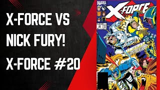 XForce Vs Nick Fury XForce 20 Greg Capullo amp Fabian Nicieza Marvel Comics 1993 [upl. by Itsirhc]