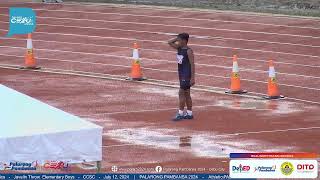 PALARO PAMBANSA 2024  ATHLETICS STREAM 3  CCSC  July 12 2024 [upl. by Nylecoj]