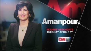 Christiane Amanpour returns to CNN [upl. by Lletram]