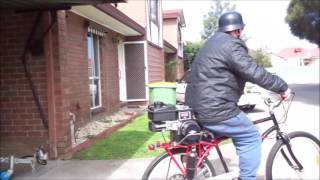 BRIGGS amp STRATTON POWERED BICYCLE [upl. by Anyk]