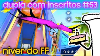 FREE FIRE MAX  dupla com inscritos 53 [upl. by Yadnil]