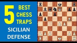 Sicilian Defense TRAPS For White ALL Variations [upl. by Suez]