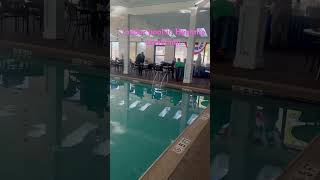 Indoor pool in Hyannis travel inn [upl. by Navlys]