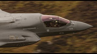 RAF F35Bs DOMINATING THE MACH LOOP 4K [upl. by Diskin596]