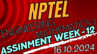 NPTEL ENGINEERING MATHEMETICS 1 ASSIGNMENT WEEK 122024 shorts nptel engineeringmathematics1 [upl. by Amirak691]