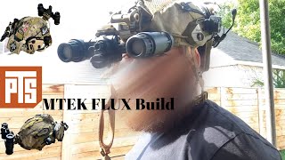 My Helmet setup  PTS MTEK FLUX Airsoft Helmet reviewbuild [upl. by Regni]