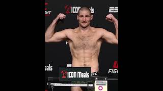 Jack Hermansson amp Sean Strickland make weight for UFCVegas47 ⚖️  Shorts [upl. by Hillyer]