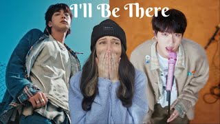 진 Jin Ill Be There MV REACTION  Live Clip [upl. by Jasen]