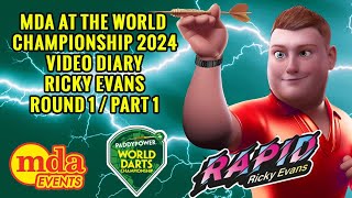 Darts World Championship 2024  Video Diary  Rapid Ricky Evans  Round 1 Part 1 [upl. by Cornel866]