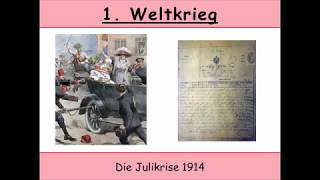 Die Julikrise 1914  Vom Attentat von Sarajevo zum Ausbruch des 1 Weltkriegs [upl. by Burley]