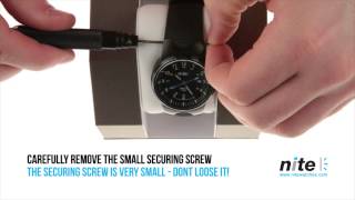 Changing the strap  2 part screw pins [upl. by Erised]