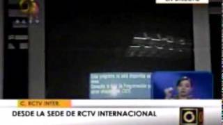 CHAVEZ CIERRA RCTV INTERNACIONAL  CABLE TV  VENEZUELA [upl. by Honora]