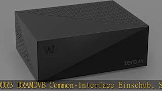 VU Zero 4K DVBS2X Linux Satellitenreceiver schwarz [upl. by Prima]