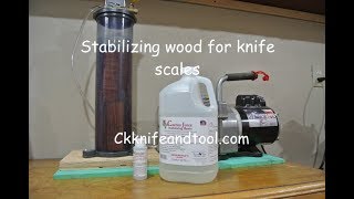 Stabilizing wood for scales 1 [upl. by Tybalt]