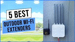 Top 5 Best Outdoor WiFi Extenders in 2024 [upl. by Avahc]