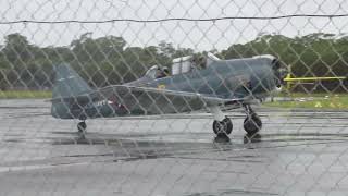 T6 Texan in Caloundra Aerodrome [upl. by Notled]