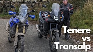 Tenere 700 and Transalp 750 Green Laning  Salter Fell  Trail Riding  Lancashire Green Lanes [upl. by Ahseem273]