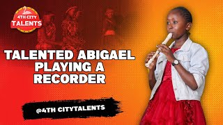 ABIGAEL PLAYING FLUTE  OCTOBER SHOW [upl. by Polash]