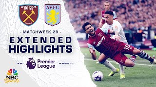 West Ham United v Aston Villa  PREMIER LEAGUE HIGHLIGHTS  3172024  NBC Sports [upl. by Ul]