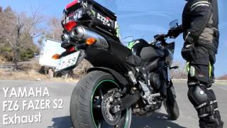 YAMAHA FZ6 FAZER S2 純正マフラー排気音 [upl. by Adelbert]