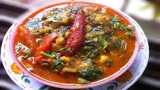 Dal Palak Recipe  चविष्ट डाळ पालक  दाल पालक की सब्जी [upl. by Rodolfo214]